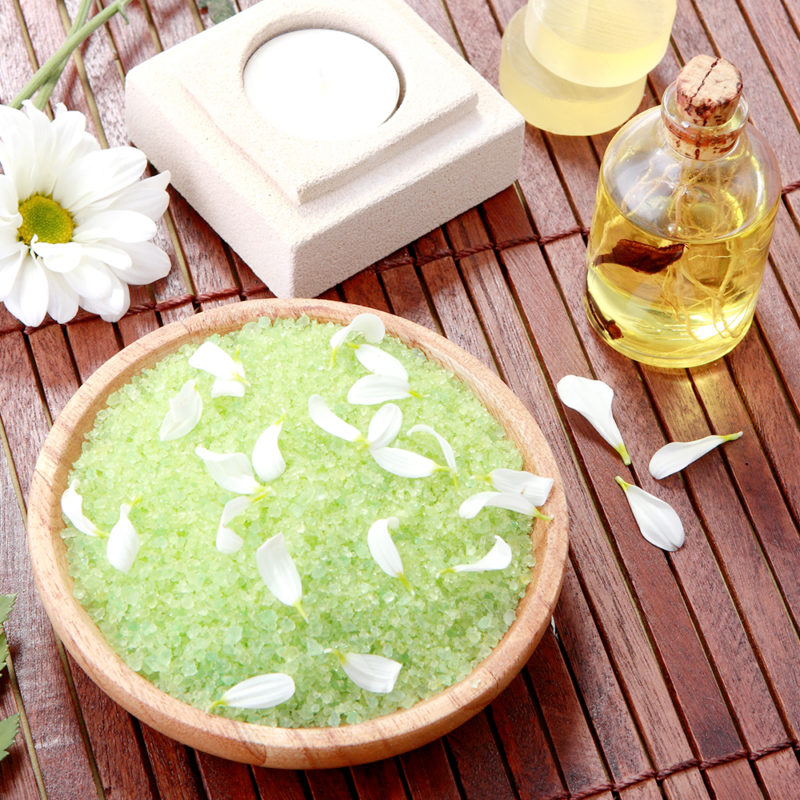 DIY Stress Relief Bath Salts Recipe! barnhouseblue